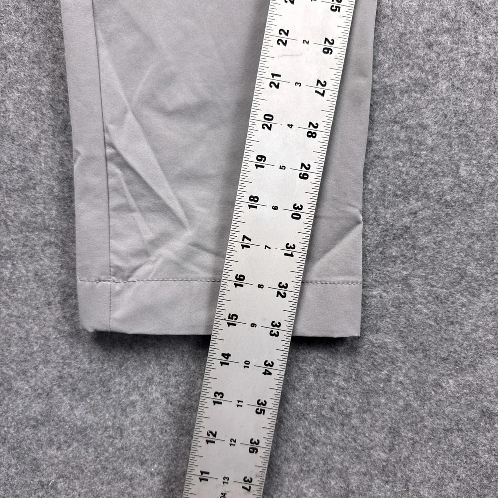 J.Crew Flex Slim Mens 36x34 Light Grey Performance Tech Chino Pants Slim Fit